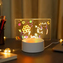 LED Acrylic Drawing Board Night Light DIY Gift - Ljojo