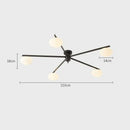Italian Minimalist Glass Decorative Ceiling Light Ljojo Creamy Pebble Modern Bedroom Hardware Lamp
