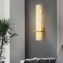 Ljojo Marble Wall Lamp Copper Sconce for Living Room, Bedroom, and Stairs