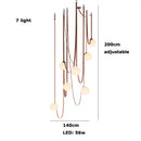 Designer Glass Ball Pendant Lamp for Living Room by Ljojo - DIY LED Lighting Decor