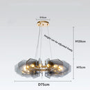 Ljojo Modern American Style Black Pendant Light for Indoor Living Room and Bedroom