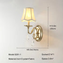 Ljojo Crystal Chandelier Gold Pendant Light for Living Room Dining Bedroom-Farmhouse Church Glam Lighting