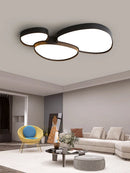 LED Modern Ceiling Lamp Minimalism Bedroom Light Fixture Ljojo Black White Home Decor Lighting.
