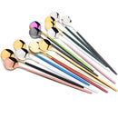 Ljojo Long Handle Stainless Steel Spoon Set