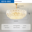 Crystal Chandelier French Flower Shape Living Room Ceiling Lamp by Ljojo - High-grade and Popular Bouquet Design