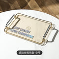 Ljojo Light Luxury Water Cup Tray for Home Storage and Organization