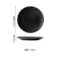 Ljojo Matte Striped Ceramic Plate Set for Molecular Cuisine Tableware