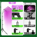 Full Spectrum Tripod LED Plant Light for Indoor Greenhouse Vegetables by Ljojo