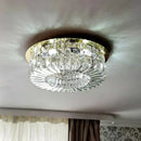 Ljojo LED Crystal Ceiling Lamp: Modern Home Decor Atmosphere Lighting