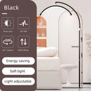 Ljojo Modern Moonlight With Storage Tray Semi Circular Floor Light Eyelash Makeup LED Fixture