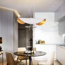 Nordic Minimalist Lotus Leaf Art LED Pendant Light Chandelier by Ljojo