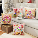 Christmas LED Pillowcase with Santa Claus & Snowman Designs for Ljojo Brand
