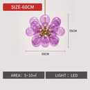 Nordic Glass Bubble Ceiling Chandelier for Living Room | Modern Pendant Lights by Ljojo