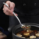 Ljojo Long Handle Stainless Steel Soup Ladle Spoon Skimmer Colander Tableware Home Kitchen