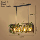 Ljojo Plant Chandelier: Elegant Walnut Tavern Decor for Music Restaurants & Hot Pot Restaurants