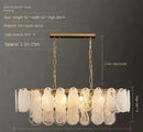 Nordic Luxury Glass Crystal Chandelier Fixture for Living & Dining Room by Ljojo