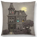Cute Ghost Sailboat Whale Diver Cushion Cover by Ljojo