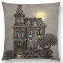 Cute Ghost Sailboat Whale Diver Cushion Cover by Ljojo