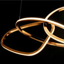 Ljojo Maillon Rose Gold Pendant Light - Minimalist Designer LED Ring Light