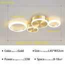 Modern LED Ceiling Light Fixture Brushed Aluminum Living Room Dining Bedroom Lamp Ljojo