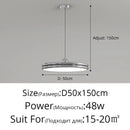 Modern Chandeliers Flat Pendant Lamp For Living Room Kitchen Dining Office by Ljojo