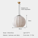 Ljojo Medieval Round Ball Pattern Pendant Light for Dining Room and Bedroom Decor