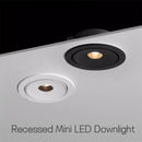 Ljojo LED Recessed Ceiling Downlights for Cabinet Display, Bedroom, Hallway, Foyer Spotlight