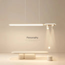 LED Long Pendant Light Modern Minimalist for Restaurant Bar Counter Living Room by Ljojo