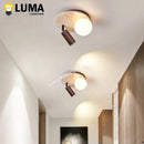 Ljojo Yellow Travertine Stone Chandelier | Modern Bedroom Living Room Corridor Ceiling Light