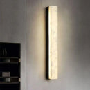 Ljojo Marble Wall Lamp: Designer Natural Copper LED Lighting for Various Rooms