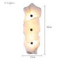 Ljojo Marble Wall Lamp: Modern Stone Light for Living Room and Hallway