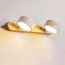 Japanese Wabi Sabi LED Wall Light for Bathroom Decor by Ljojo - New Round Design