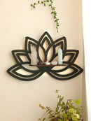 Ljojo™ Lotus Floating Wall Shelf Ledge Crystal Display Home Decor.