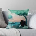Cute Cat Decorative Pillow Case Cover for Modern Living Room Sofa by Ljojo