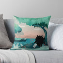 Cute Cat Decorative Pillow Case Cover for Modern Living Room Sofa by Ljojo