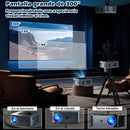Ljojo™ 4K Android Projector 25000 Lumen Full HD 1080P Home Theater 3D Film WiFi