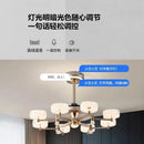Modern Invisible Fan LED Chandelier for Living Room Dining Tables by Ljojo