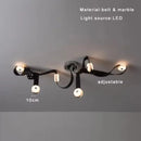 Italy Designer Belt Led Pendant Lights Dimmable Marble Luxury Chandelier by Ljojo for Home Decor Lighting