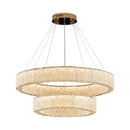 Ljojo Luxury Crystal Pendant Lights Elegant Hanging Chandelier for Dining Living Room Home
