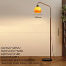 Contemporary Floor Lamp LED Retro Standing Light Luxury Living Room Bedroom Villa Hotel Elegant Decor Creative Study - Ljojo