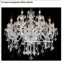 Ljojo Luxury Crystal Chandelier: Modern 6-24 Arm LED Lighting for Living Room and Bedroom