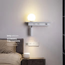 LED Wall Lamp with Switch USB Charging Modern Reading Sconce Light by Ljojo