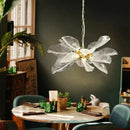 French Flower Light Luxury Living Room Platinum Crystal Chandelier by Ljojo - New Beautiful Leaf Chandelier