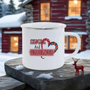 Ljojo Love Enamel Mug Set - Romantic Couples Coffee Cups