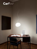Nordic Modern Glass Chandelier for Living Room Dining Room by Ljojo