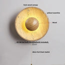 Ljojo LED Wall Lamp Sconce Yellow Travertine Waterproof Outdoor Stair Light