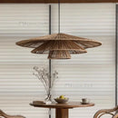Vintage Wabi Sabi Handmade Rattan Chandelier by Ljojo
