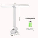 Ljojo LED Clip Table Lamp Dimmable Eye Protection Touch Control for Bedroom Study Office