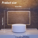 3D Night Light Strip DIY Writing Board Creative Bedside Lamp - Ljojo