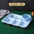 Ljojo Meal Plate Set - Fast Food Bowls Separation Plate Bowl Cup Dinner Set